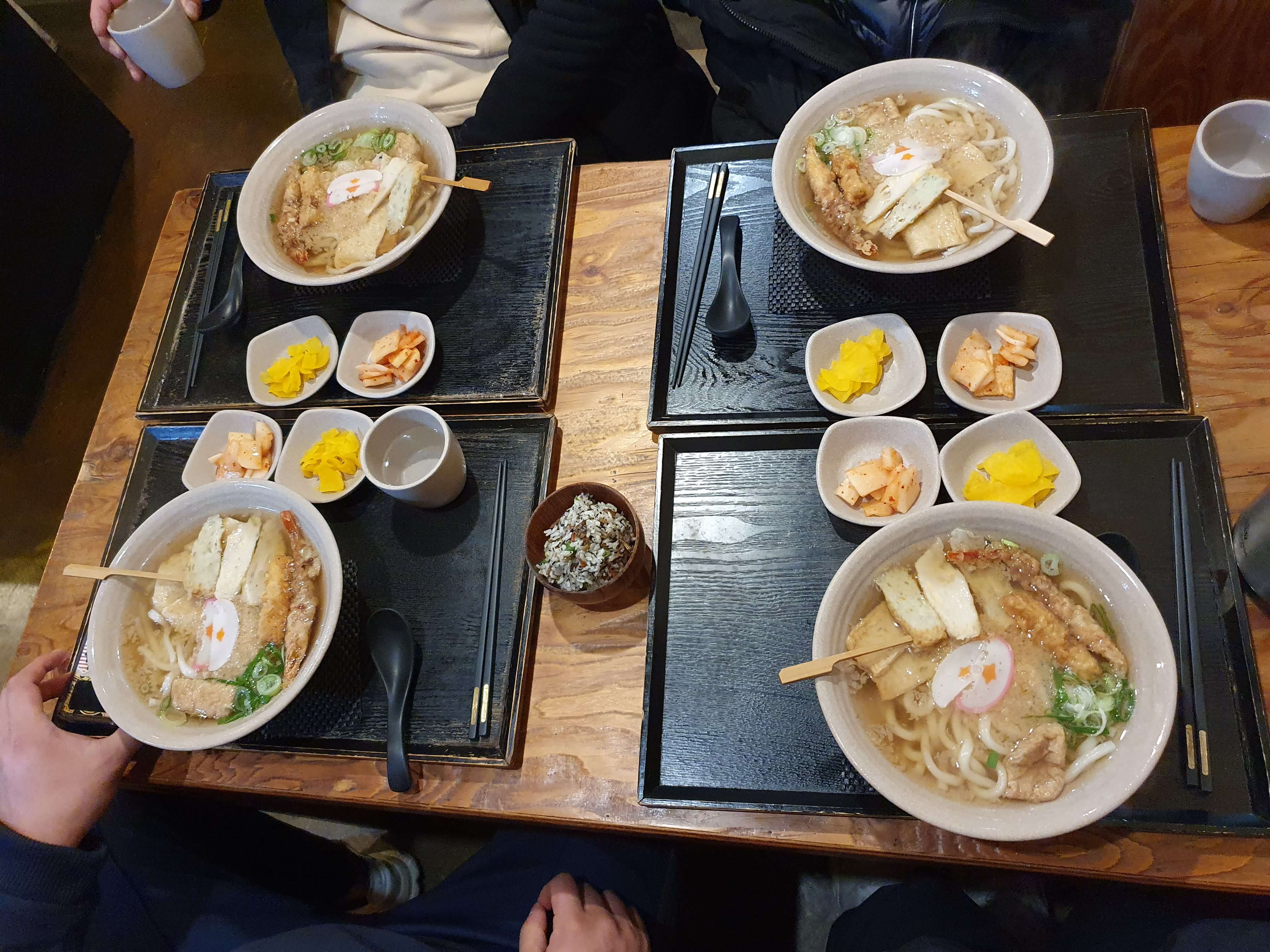 대연동(경성대, 부경대) 맛집 구드미엘-식사 전체(모듬 우동-8,000원, 톳 우엉 영양밥-3,000원)