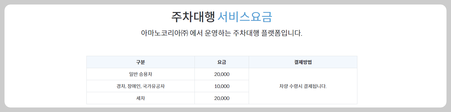 인천공항 2터미널 주차대행