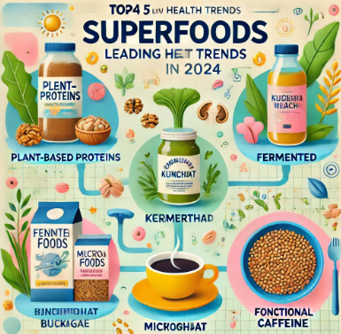 2024년, 건강 트렌드를 주도할 5가지 슈퍼푸드 관련 사진
