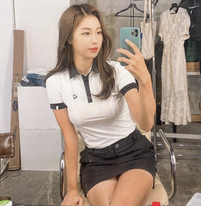 모델로 오해받는 골프여신 '이지혜' 프로