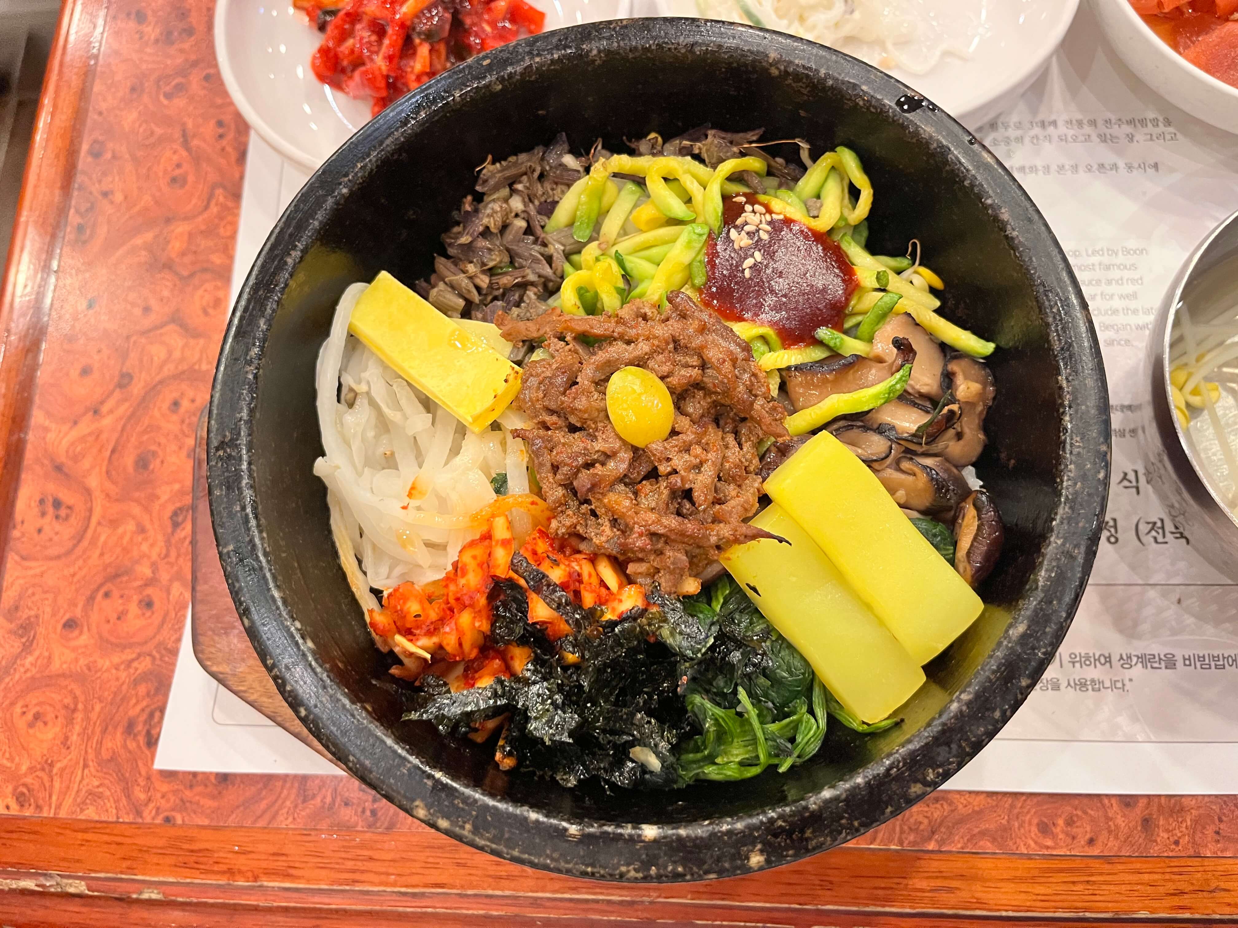 전주 한옥마을 비빔밥 맛집 한국집 돌솥비빔밥
