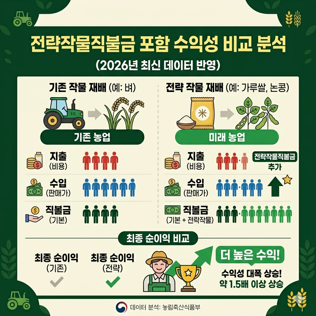 전략작물직불금 포함 수익성 비교분석 썸네일