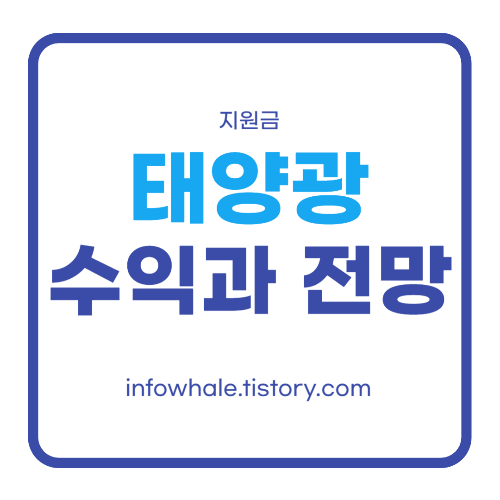 태양광 설치 발전 사업체 수익성 전망