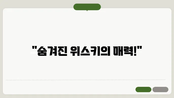 위스키 플라스크