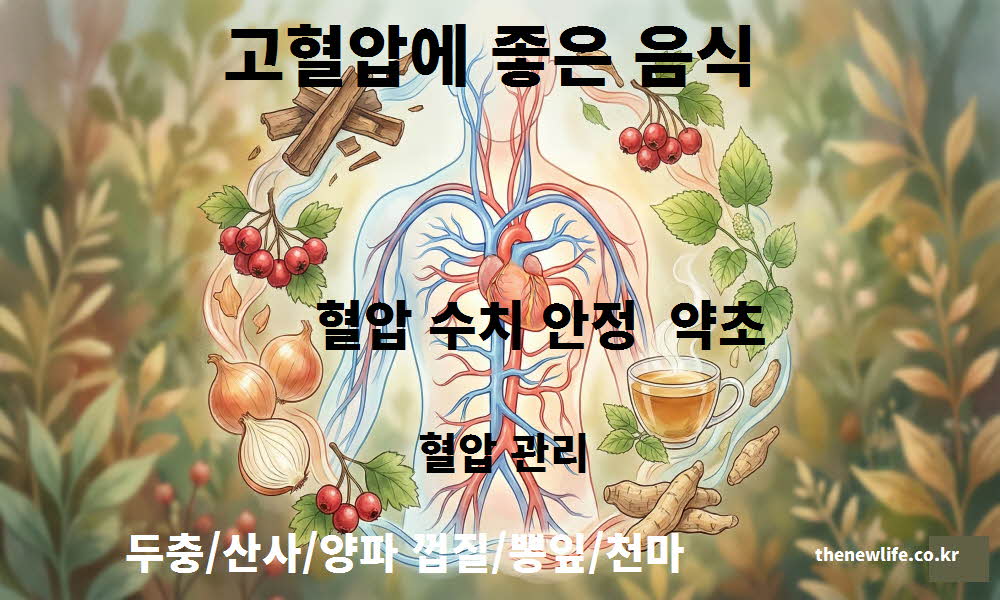고혈압에 좋은 음식 약초
