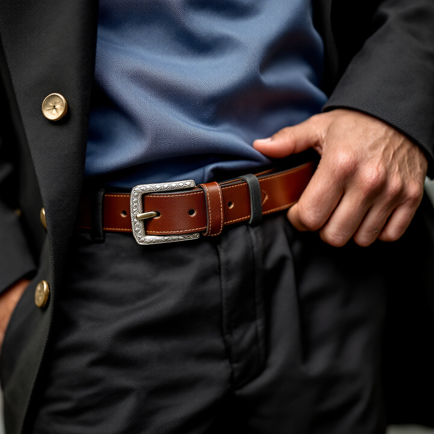 명품 벨트 스타일링