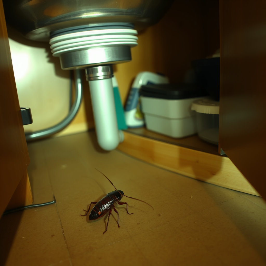 싱크대 밑 바퀴벌레