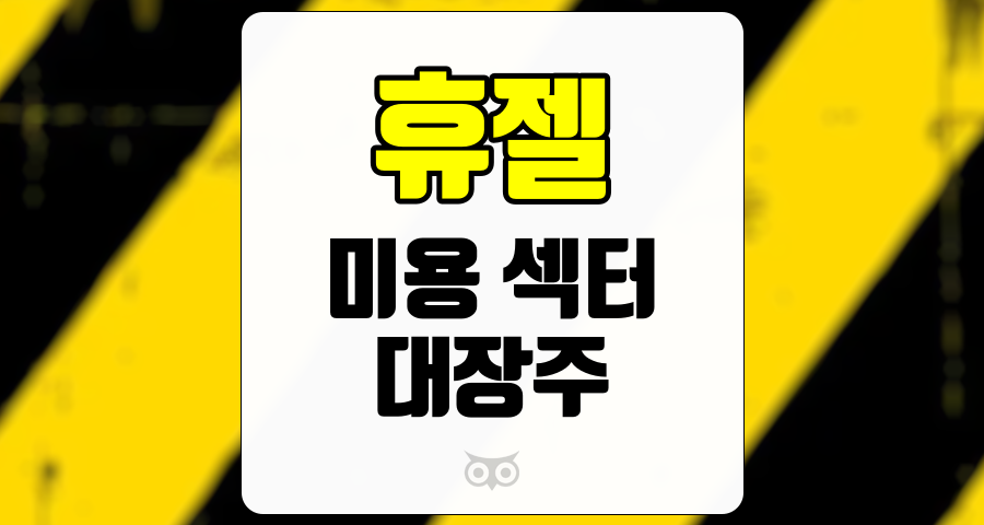 휴젤, 미용 섹터 내 새로운 대장주로서의 입지