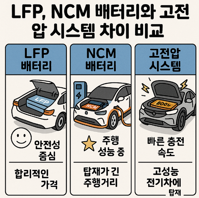 전기차 배터리 차이