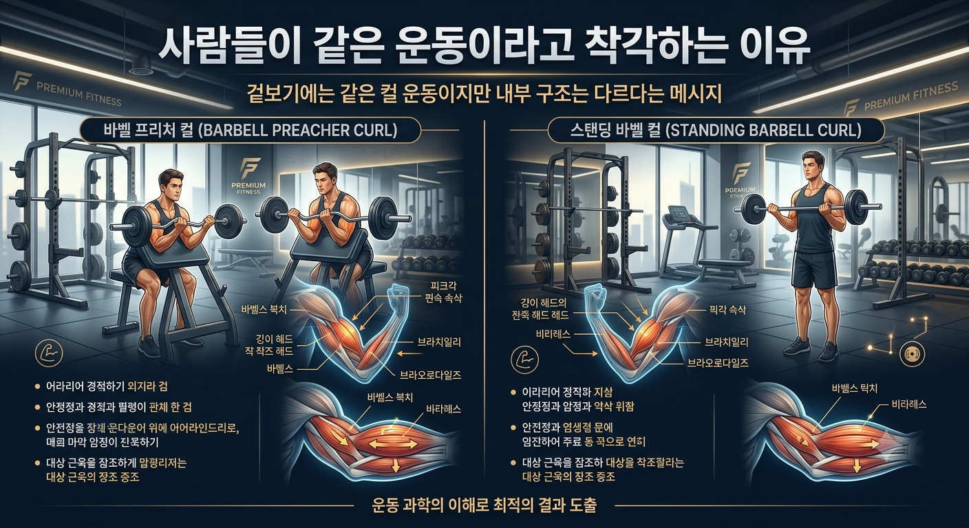 사람들이 같은 운동이라고 착각하는 이유
