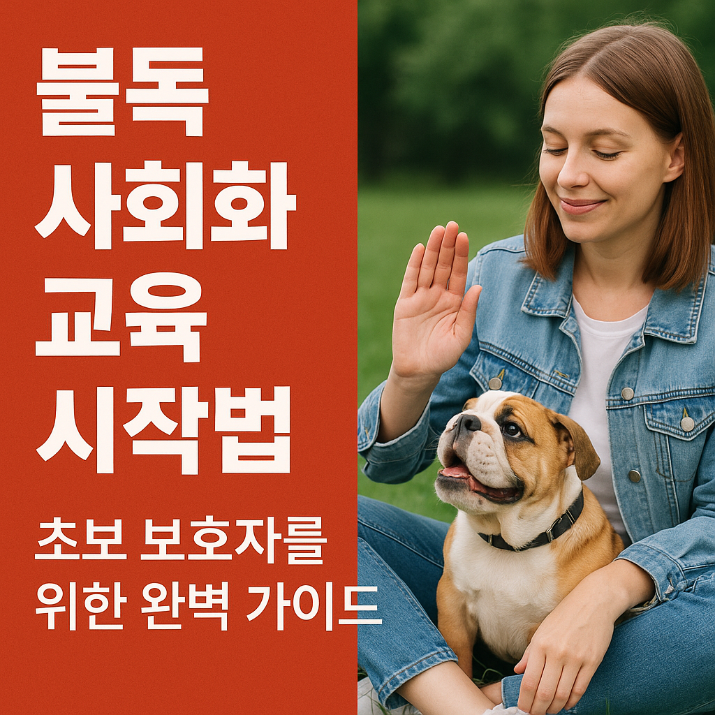 불독 사회화 교육 시작법