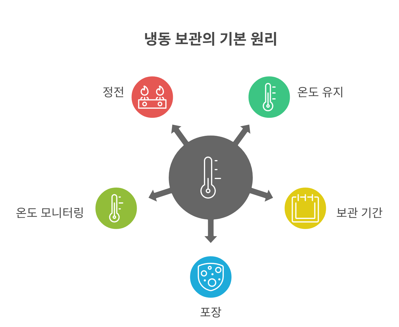 냉동 보관의 기본 원리와 주의사항