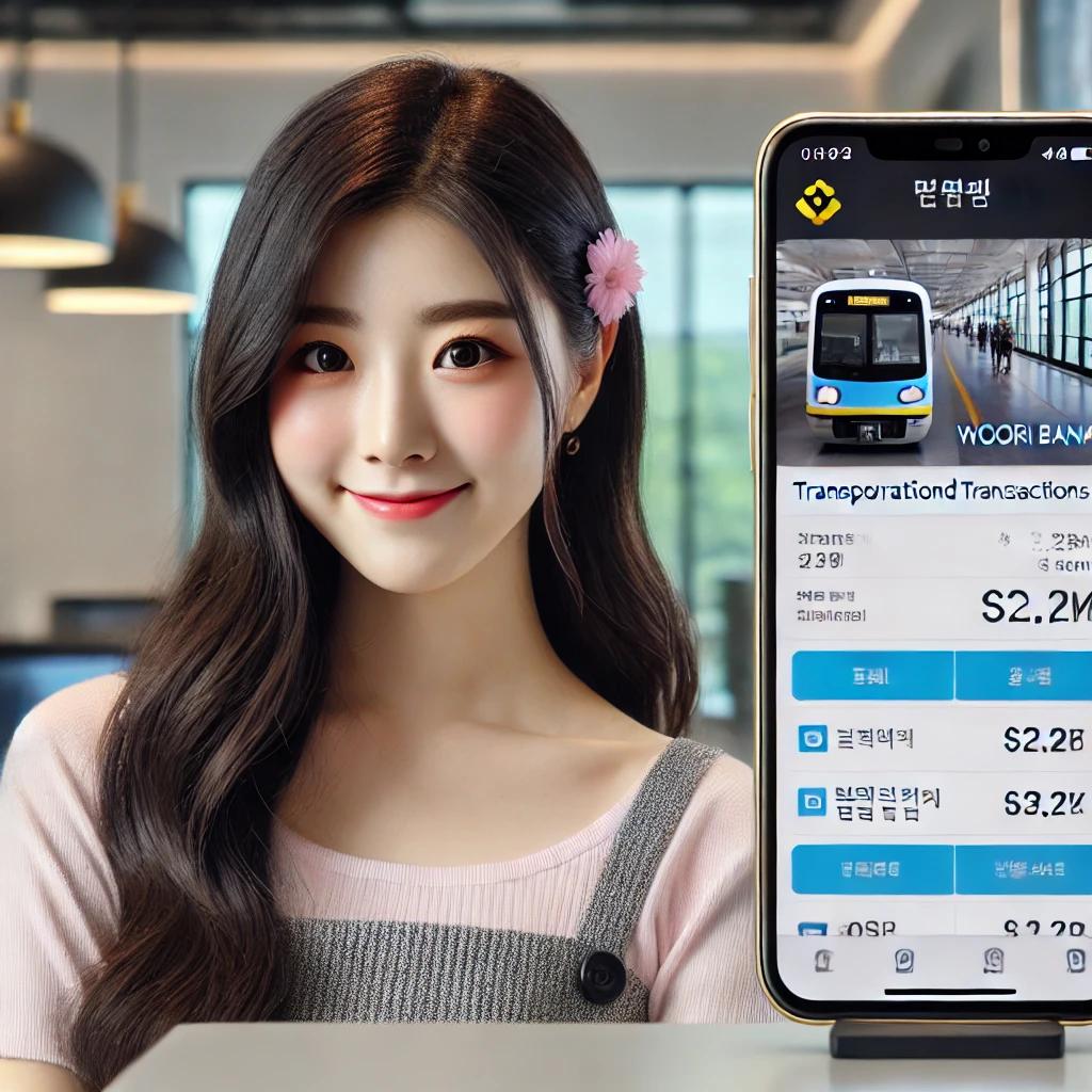 우리은행 교통카드 내역