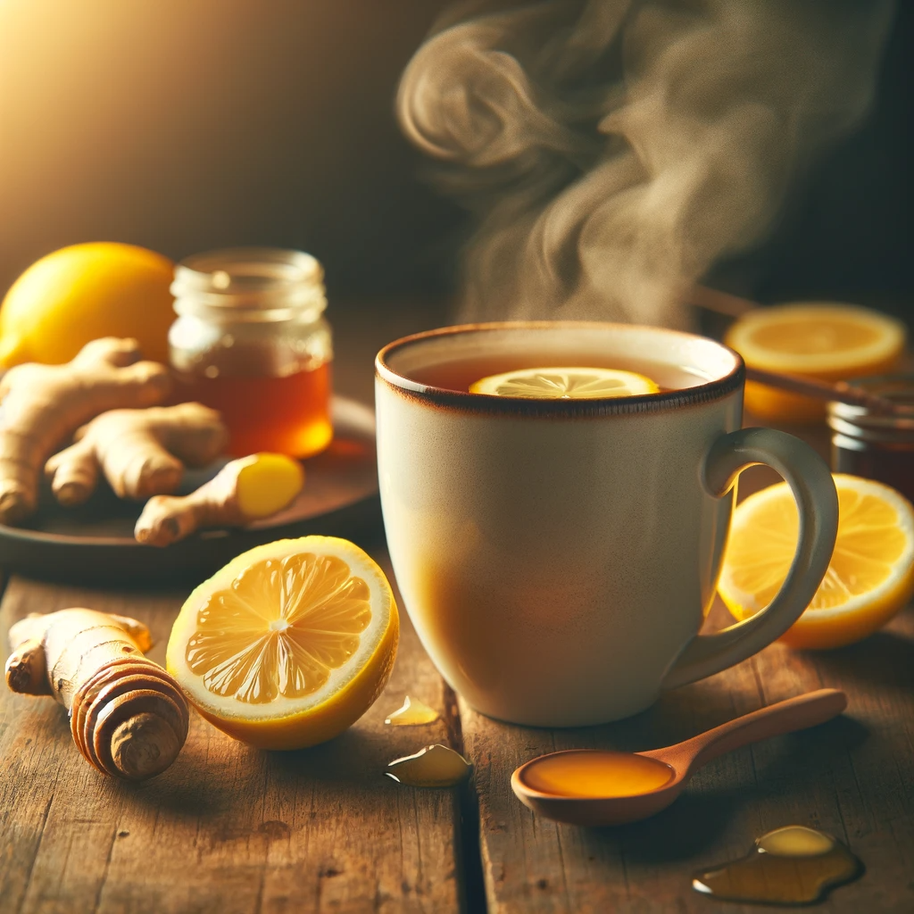 썬키스트 팬시 레몬과 생강 차