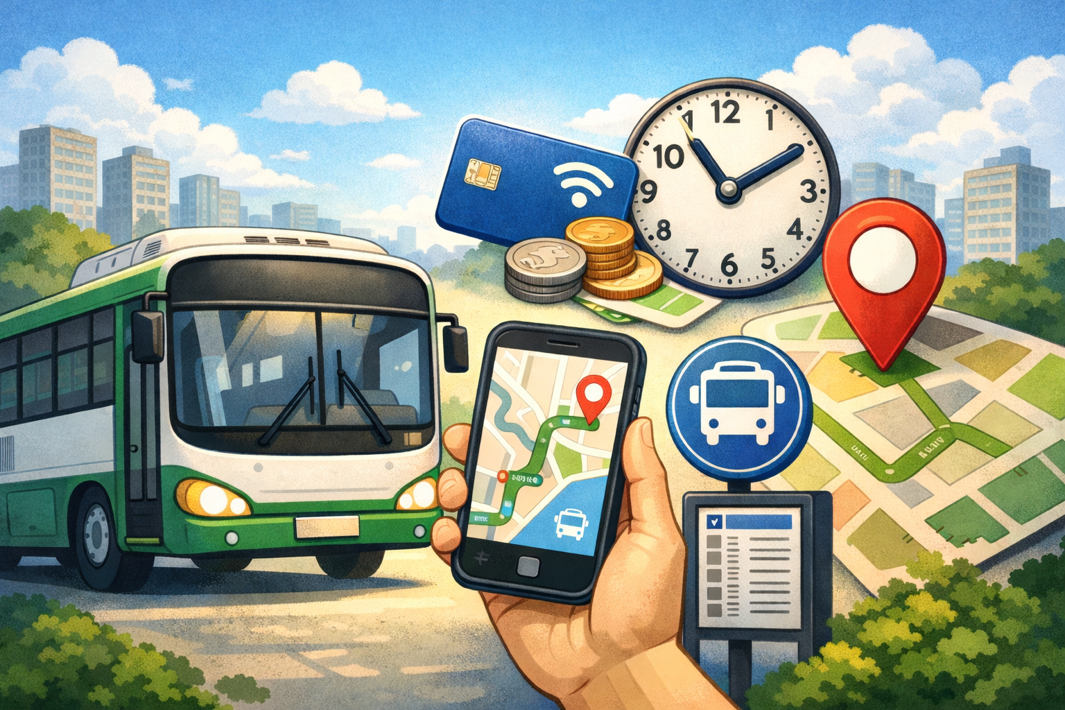 마산 시내버스 시간표 확인방법 총정리 (요금&middot;환승시간&middot;실시간 조회까지) 관련 사진