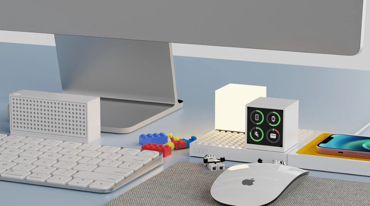 LEGO 테마의 무선 충전기 플랫폼