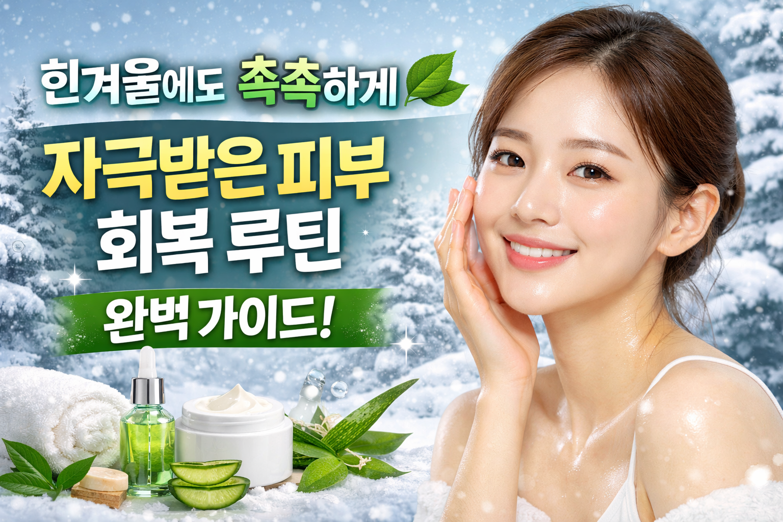 겨울철 피부 루틴