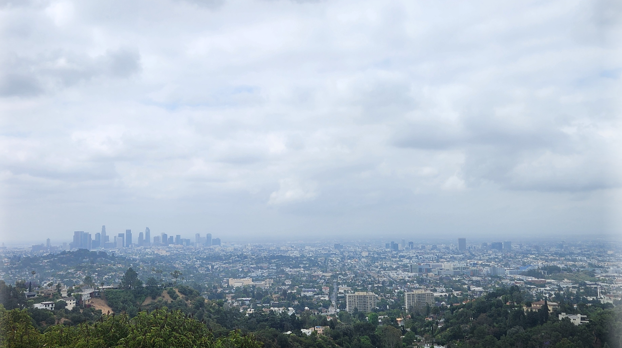 엘에이 가 한 눈에 내려다 보이는 이미지