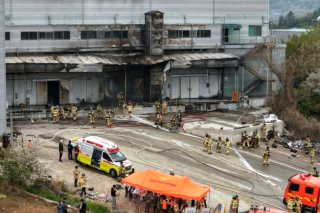 완도 냉동창고 화재 원인 사망자 소방관(영상)