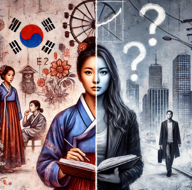 한국 서양 40대를 앞두고 있는 여성의 자아의식 사진