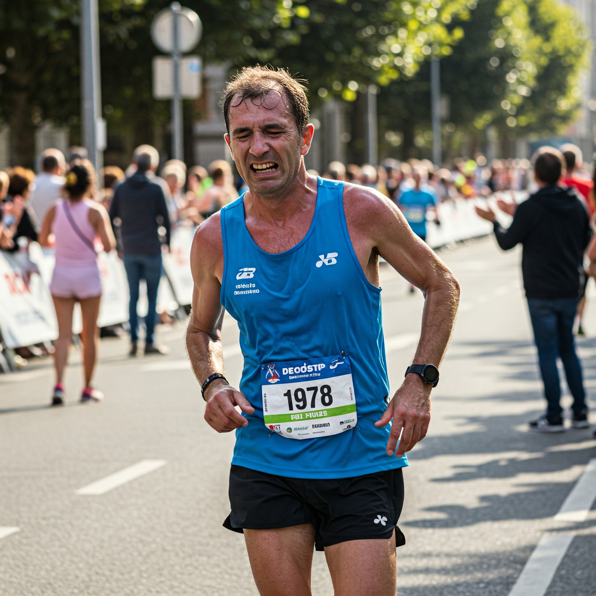 러닝 중 옆구리 및 구토 증상 원인은?