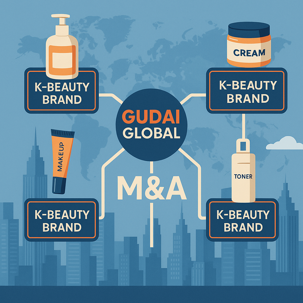 K-뷰티가 글로벌로 퍼져나가는 그림