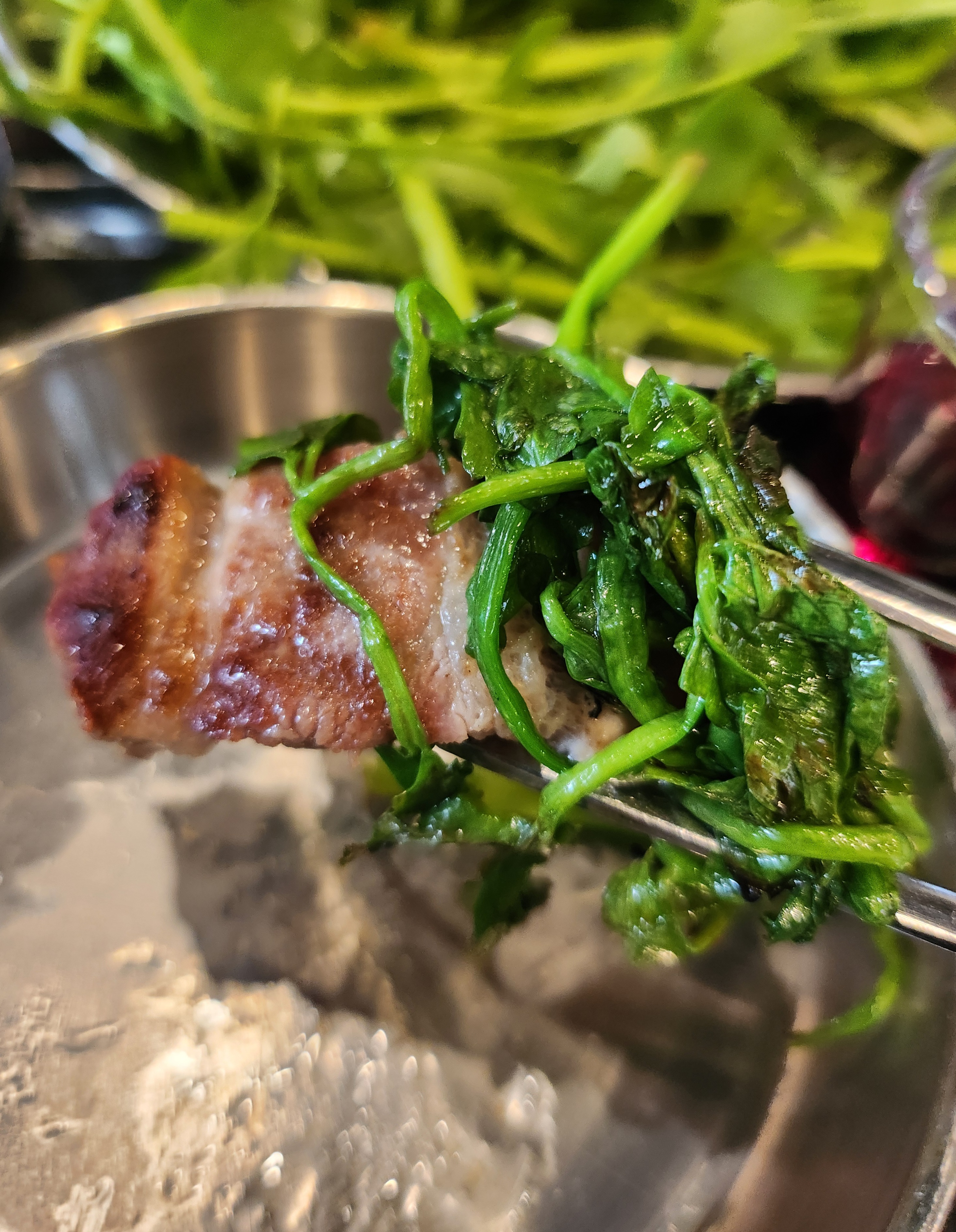 탐라돗 일산백석점 내돈내산 방문기, 미나리와 오겹살 조합이 좋았어요 6