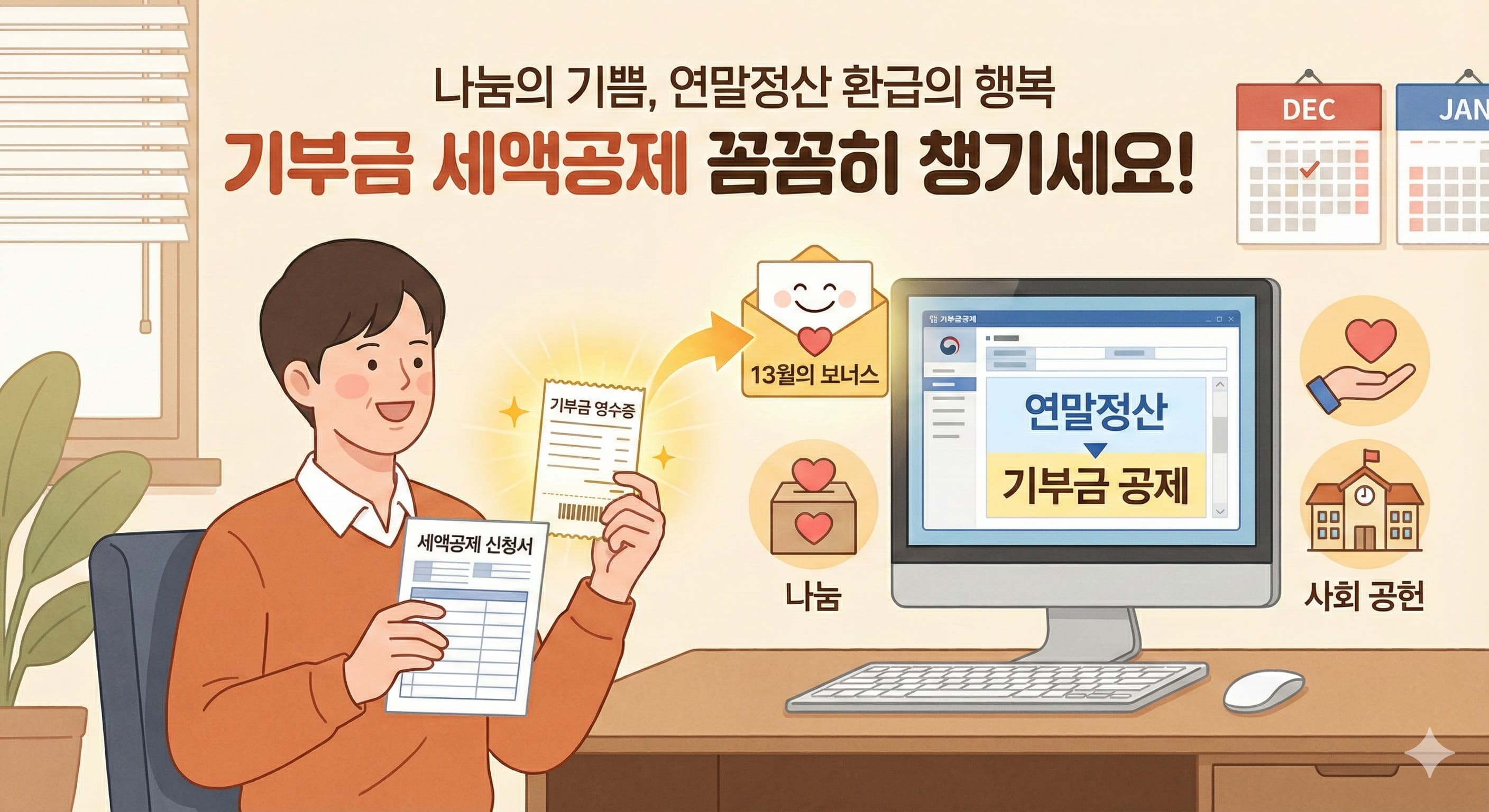 연말정산 기부금 세액공제 완벽 가이드