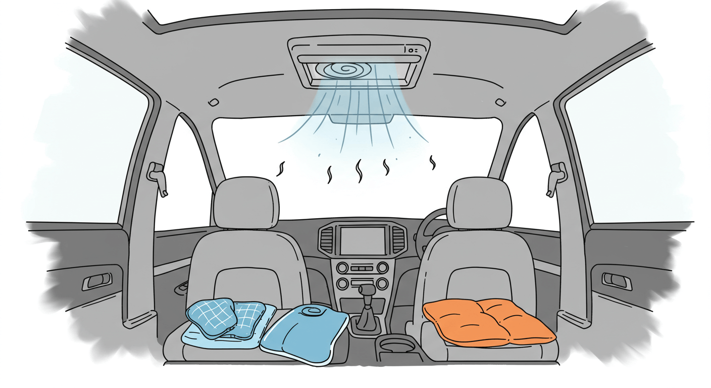 출발 전, 주행 중 온도 낮추는 실내 냉각 요령