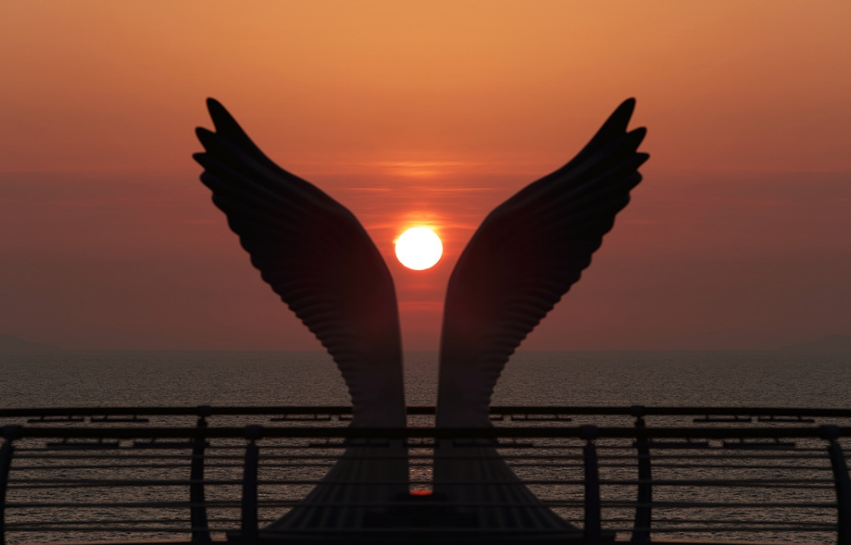 백수해안도로 일몰