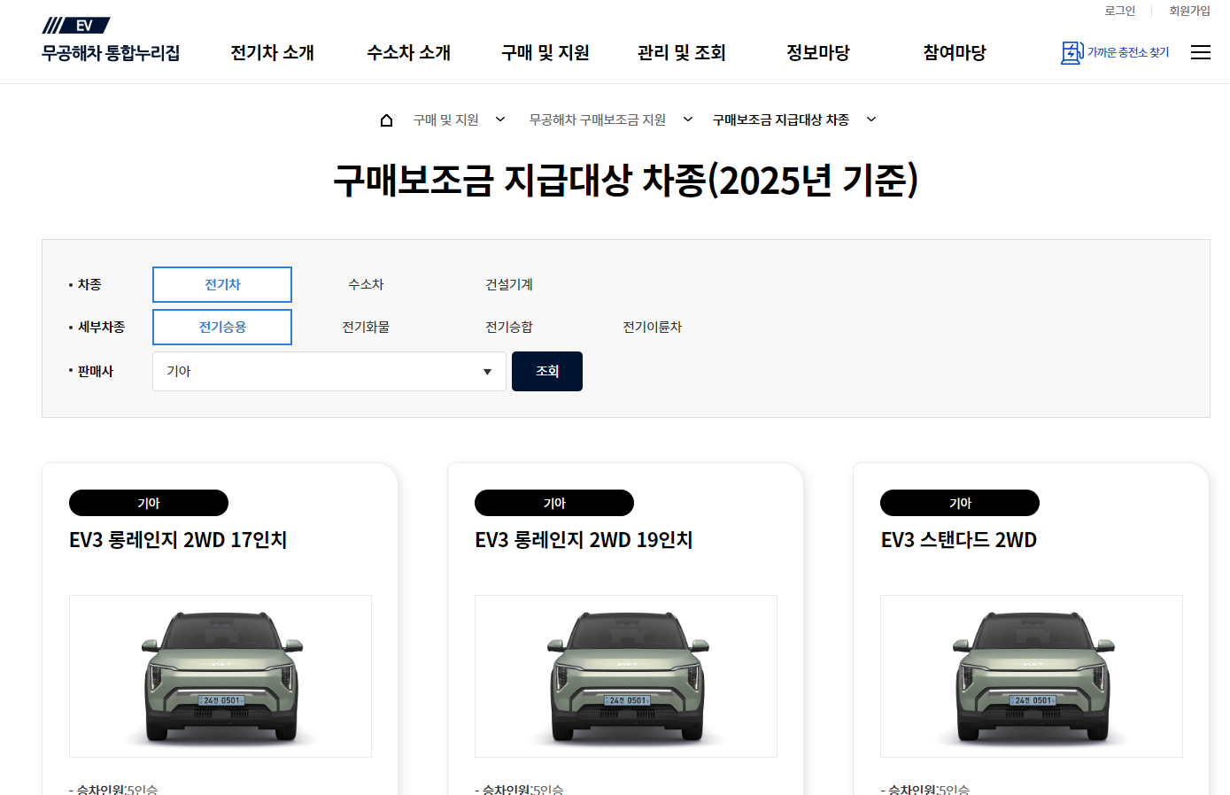 2025 전기차 보조금 신청 절차