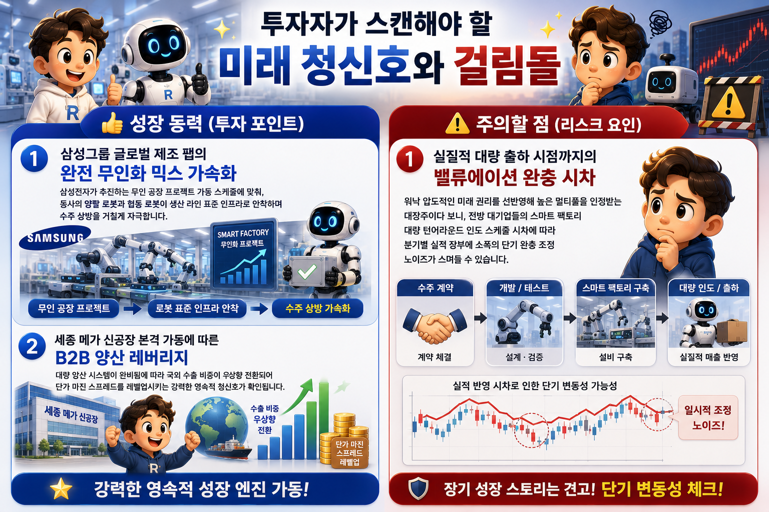 투자자가 스캔해야 할 미래 청신호와 걸림돌