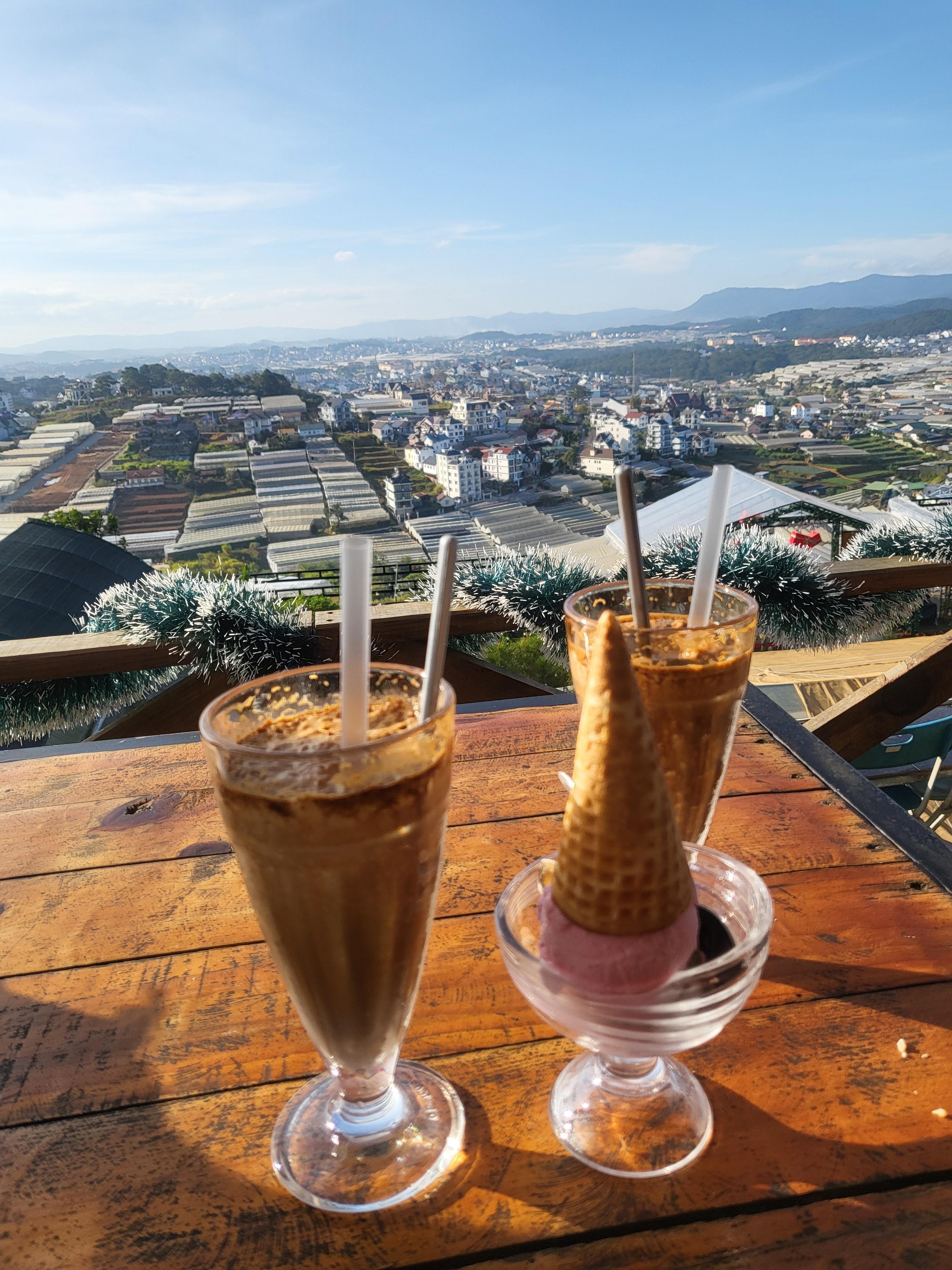 [달랏 여행 필수코스] 랑비앙 뷰 맛집! 텅룽덴 카페 &amp;#39;천국의 계단&amp;#39; &amp; 인생 땅콩 후기