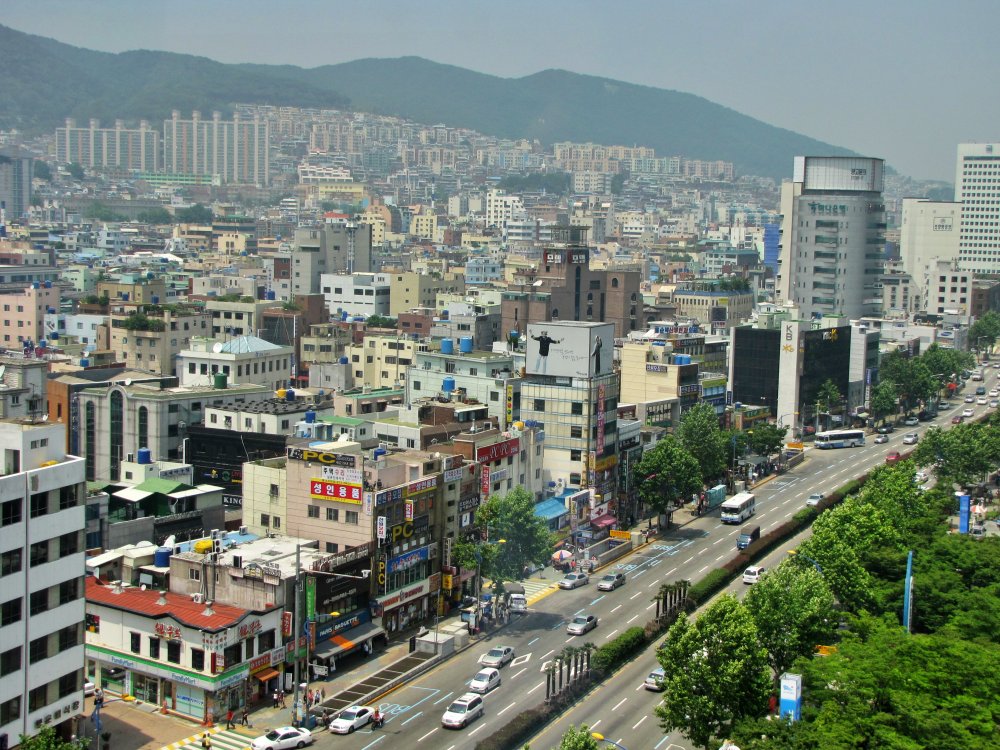 부산역 광장 풍경 2009년 6월