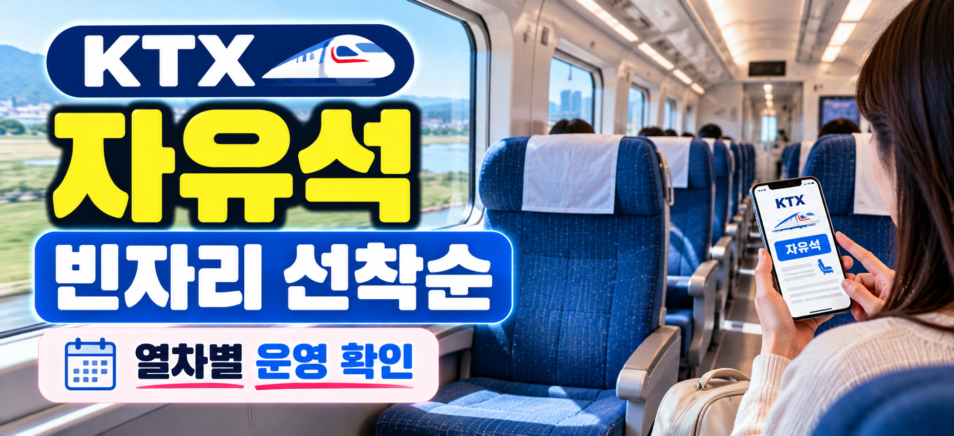 KTX 자유석 이용 방법