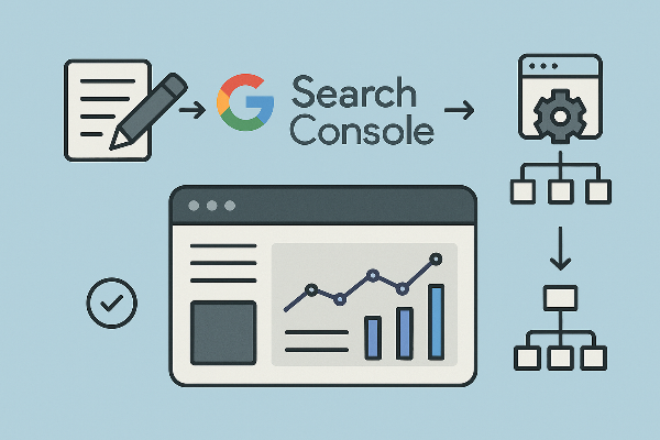구글 서치콘솔 연결 사진