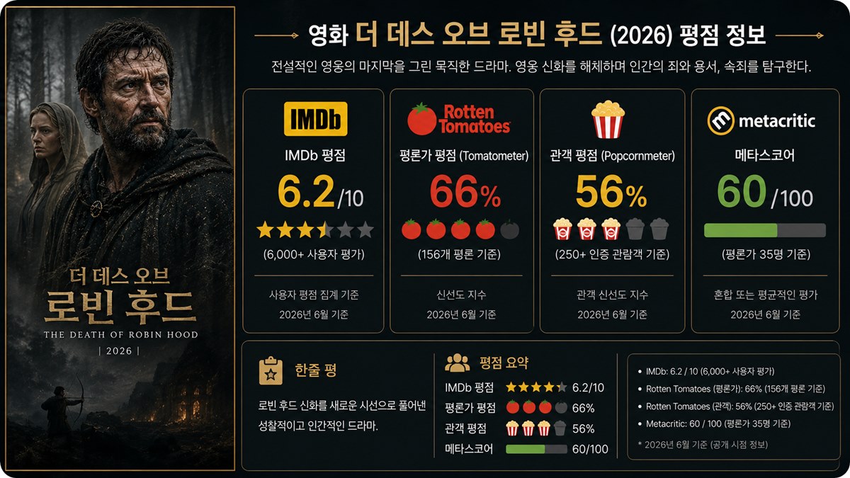 더 데스 오브 로빈 후드(The Death of Robin Hood) 평점