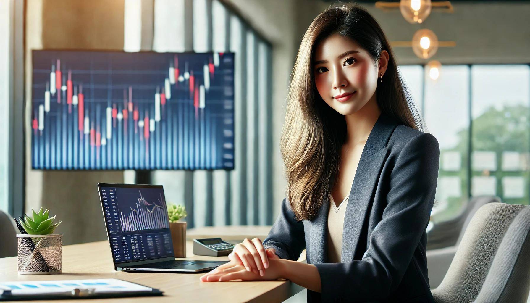 안전한 주식 투자과 리스크 줄이는 핵심 전략을 알려주는 직원