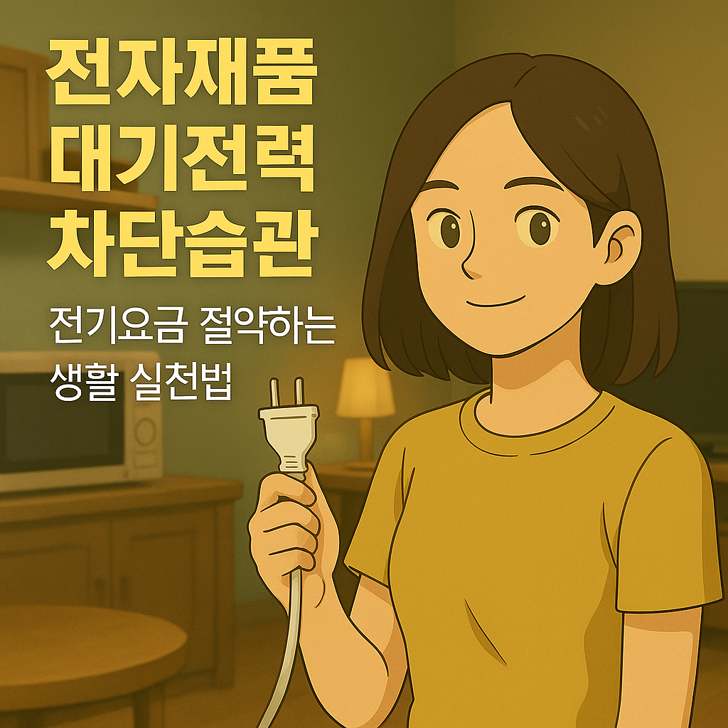 전자제품 대기전력 차단 습관｜전기요금 절약하는 생활 실천법