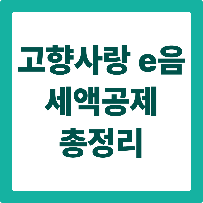 고향사랑e음