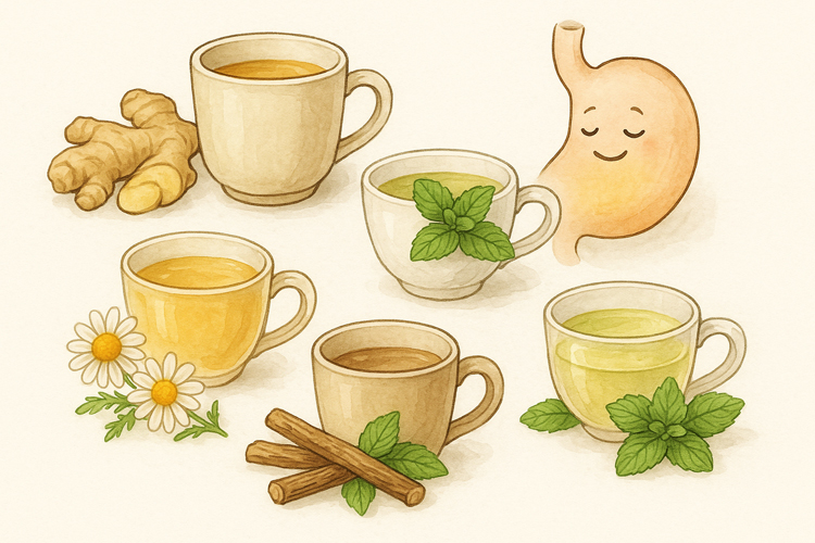 소화 안될 때 좋은 차 5가지 | 위장을 편안하게 해주는 자연 처방