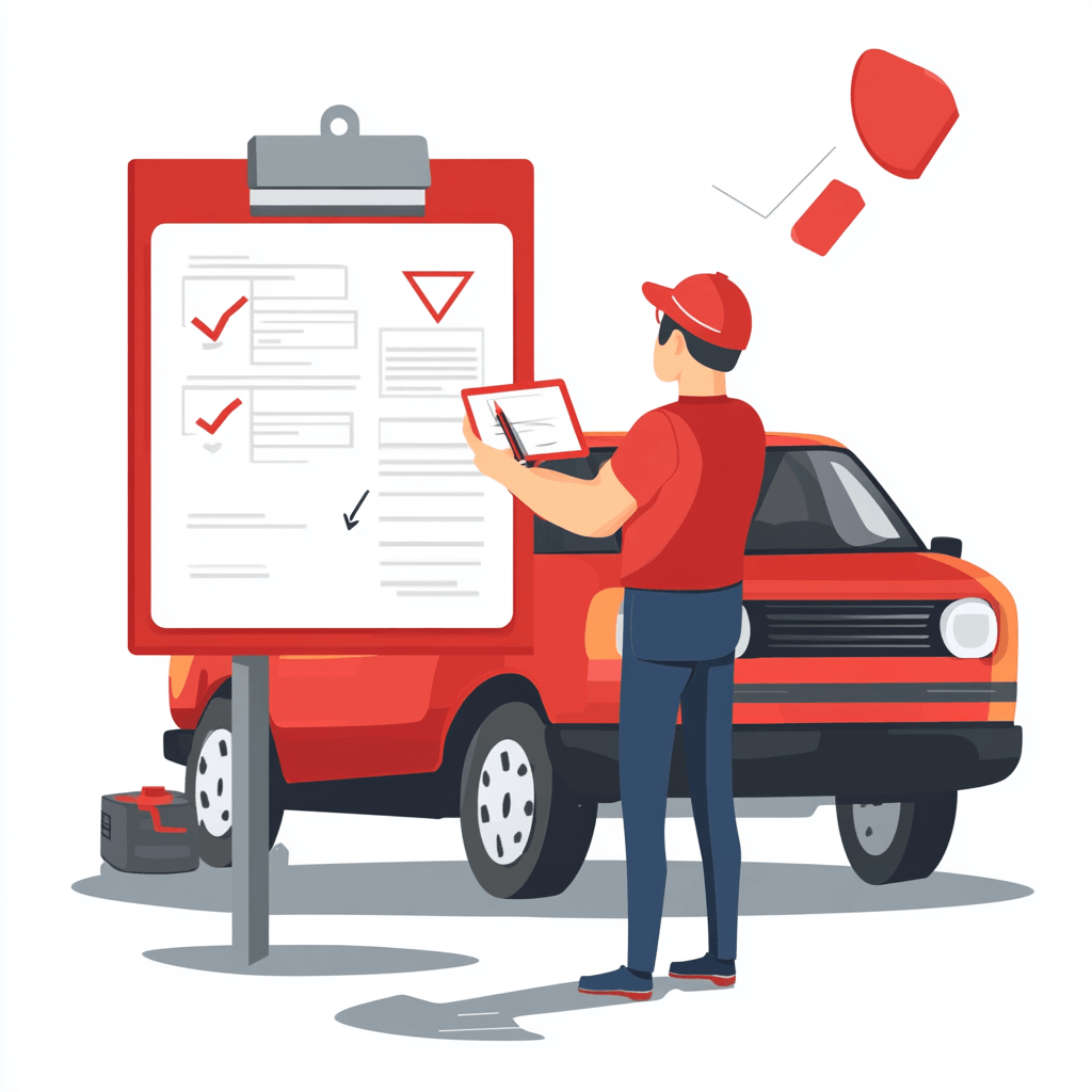 중고차 판매 전 점검