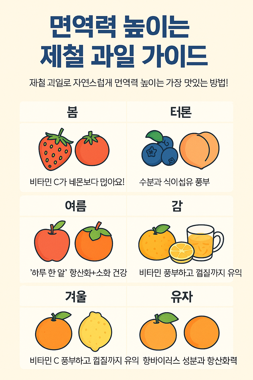 면역력 높이는 제철 과일 가이드