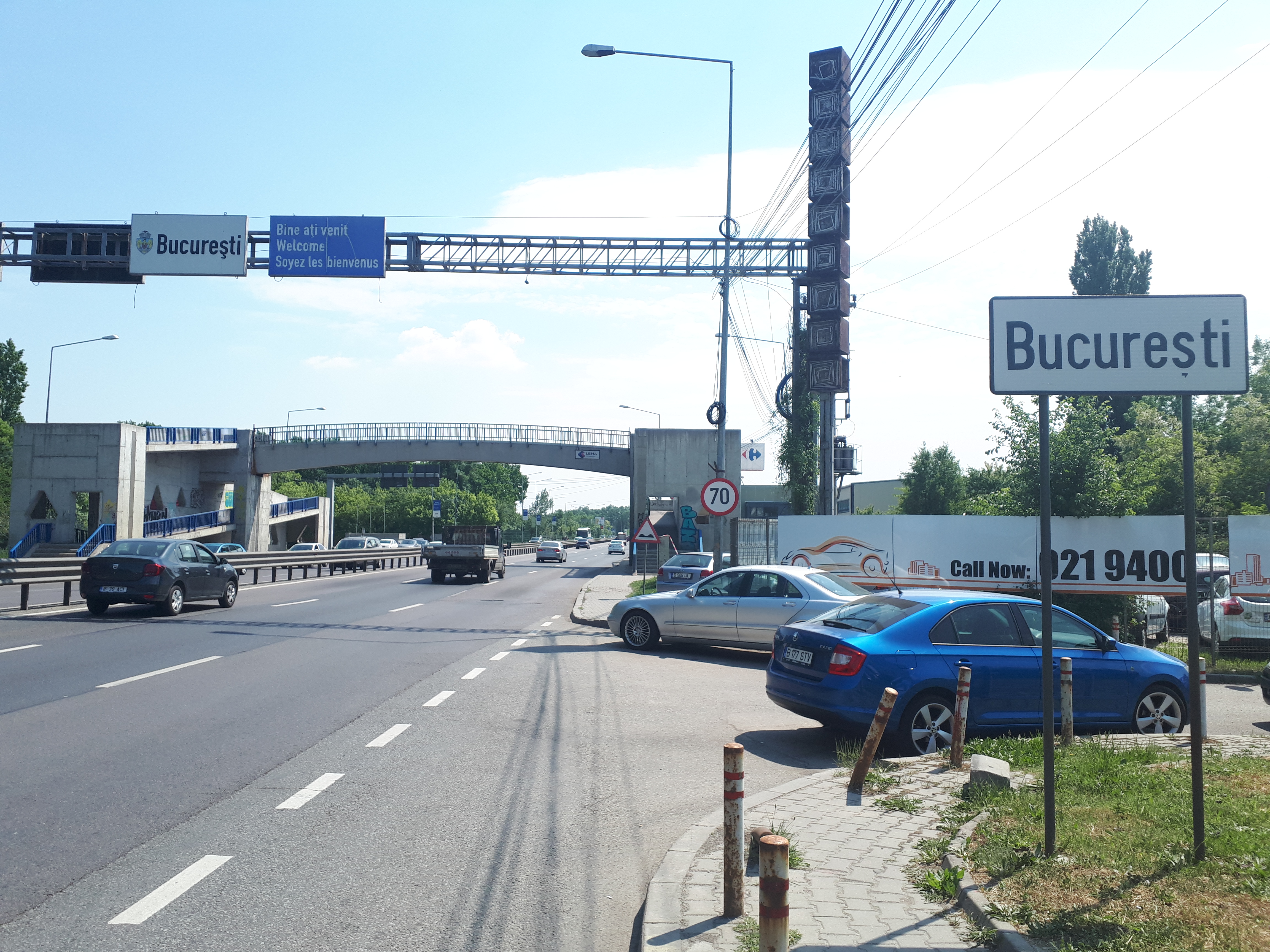 루마니아 부쿠레슈티 이정표