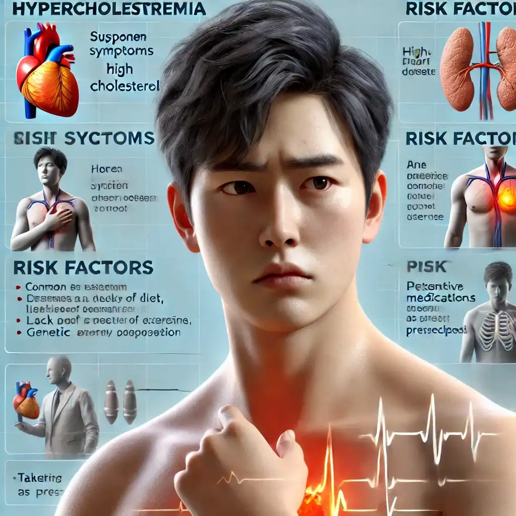 고콜레스테롤 혈증 의심 관리 방법 예방