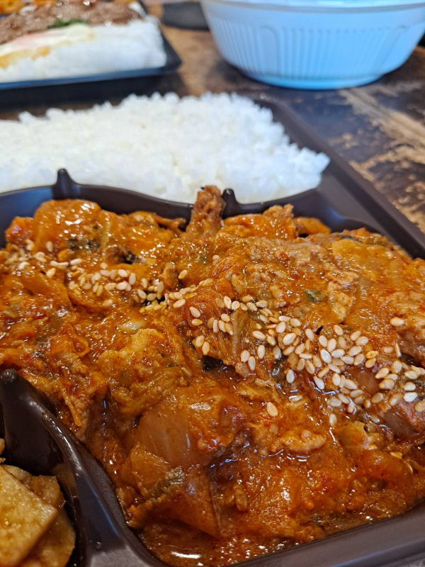 CU 김치제육 비주얼