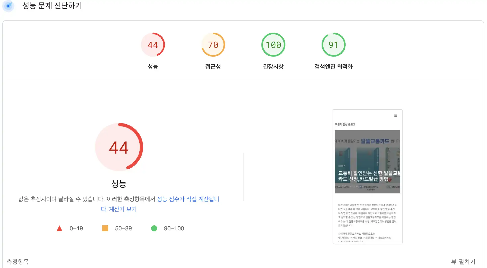 성능