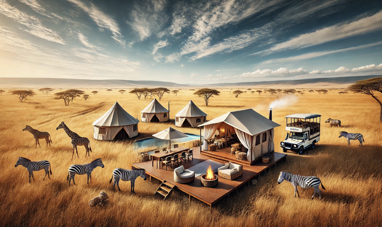 탄자니아 세렝게티 모빌 캠프 – 이동하는 럭셔리 사파리 캠핑