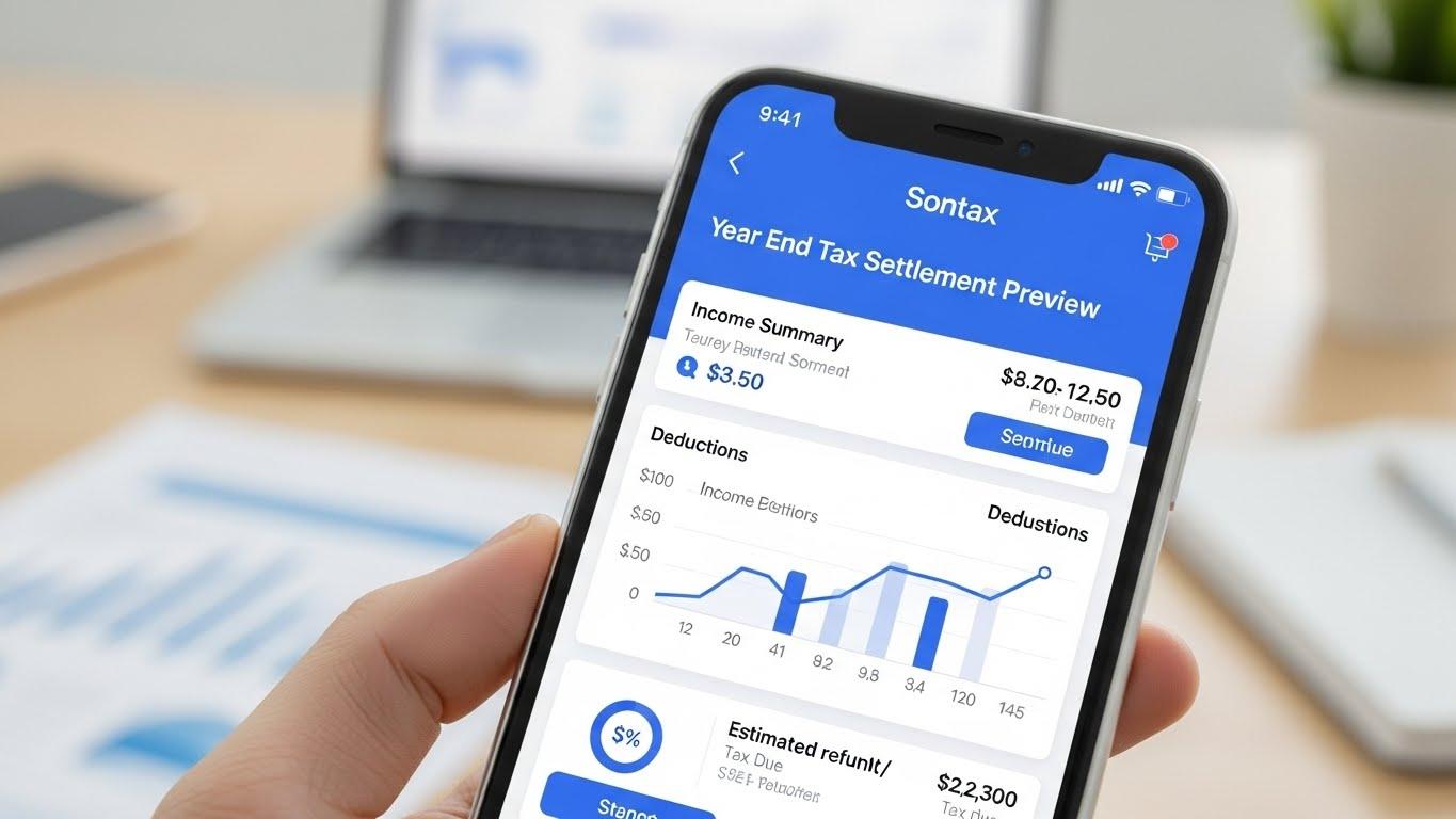 손택스 연말정산 미리보기