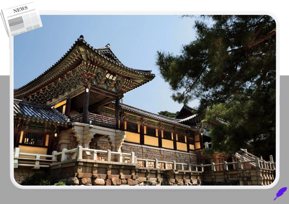 역사와 전통이 빗물에 더욱 깊어지는 경주